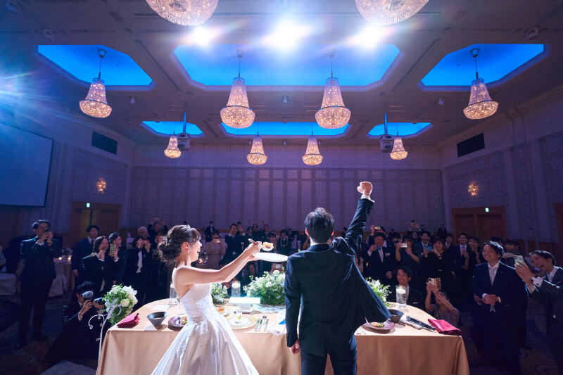 挙式当日ライブフォト