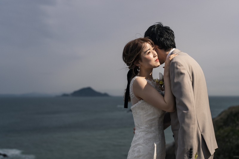 ロケーション撮影/洋装/伊良湖岬