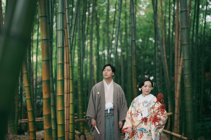 ロケーション撮影/和装/白鳥庭園