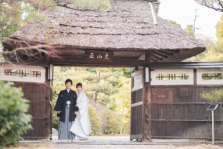 ロケーション撮影/和装/東山荘