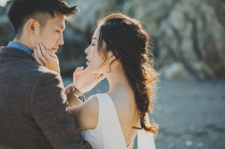 ロケーション撮影/洋装/伊良湖岬