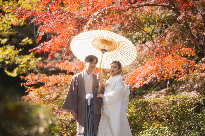 【紅葉早割キャンペーンプラン】和装撮影*撮影期間11/20〜12/10