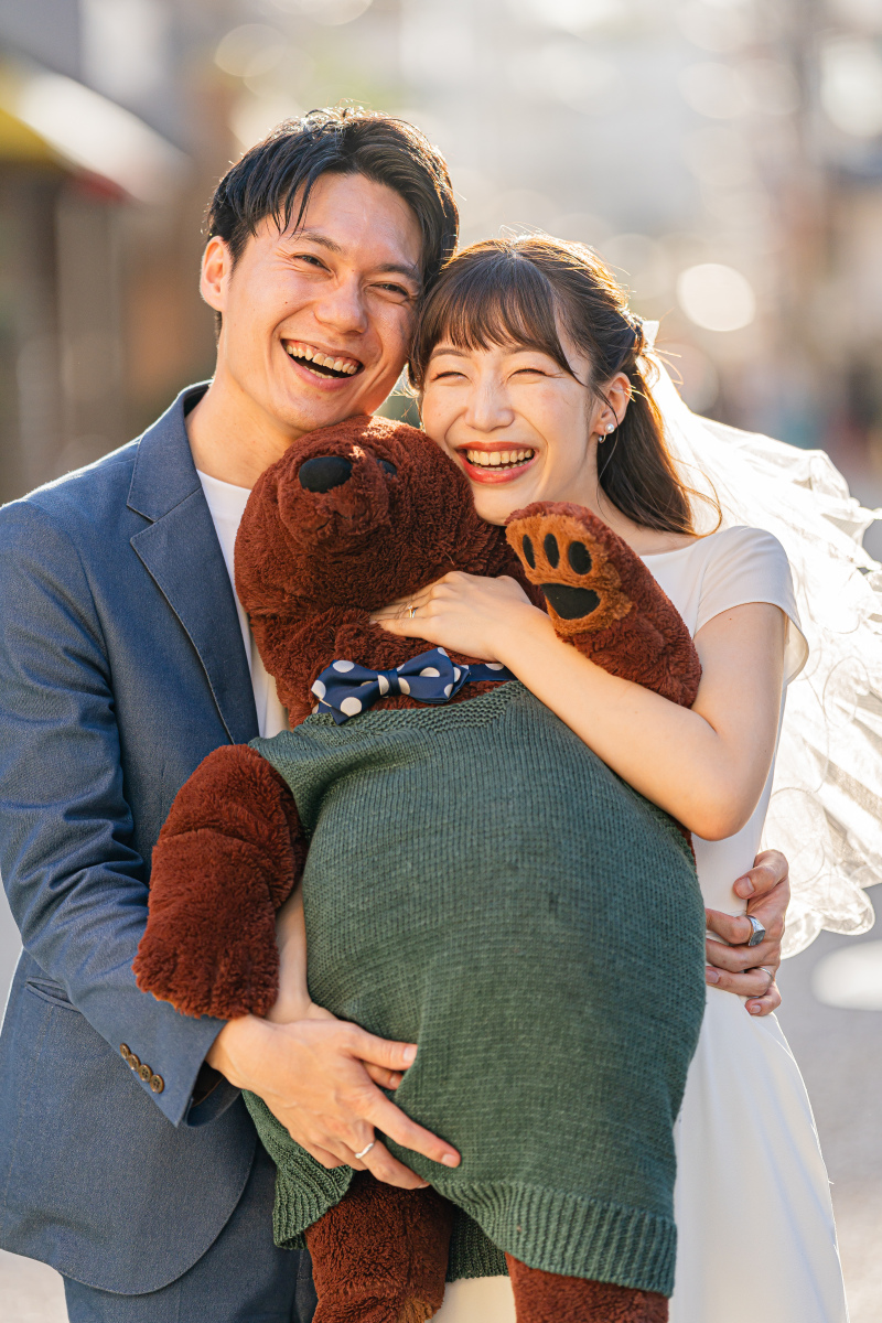 お二人のお気に入りのグッツと一緒に!