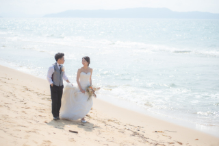 晴天の奈多海岸