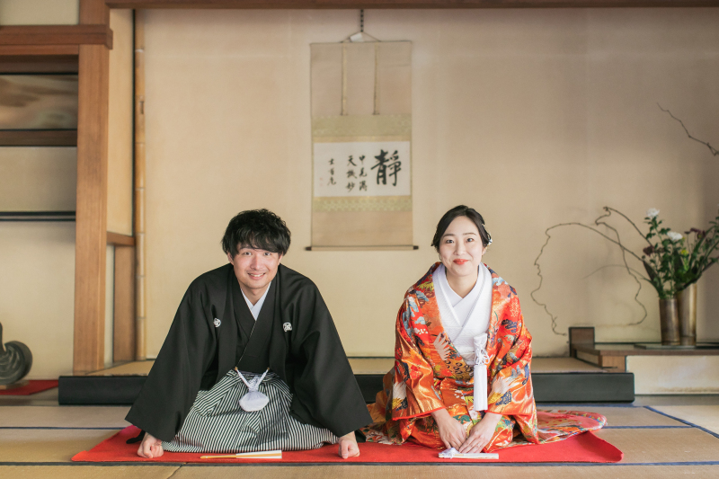 定番のお辞儀ショット！