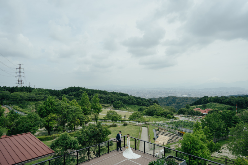 自然あふれる中で