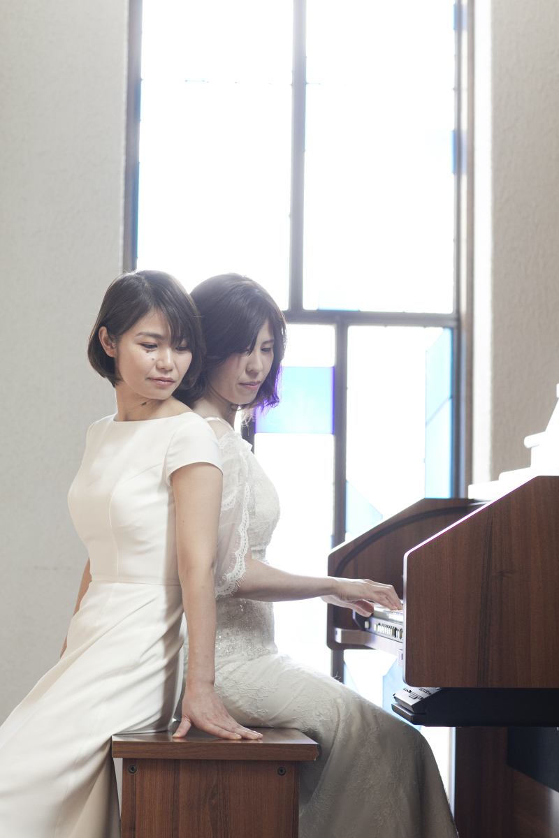 光に包まれながら