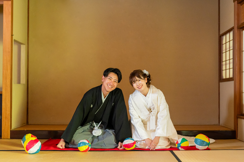 定番のお正座ショットも♪