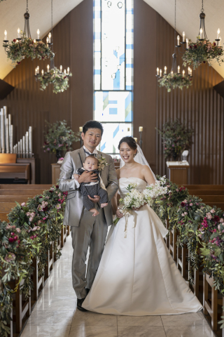 大切なご家族様とチャペルフォト