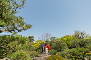 大濠日本庭園にて和装ロケフォト！