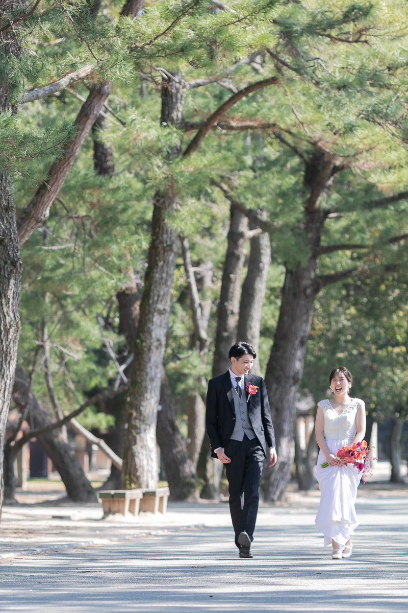 楽しく歩きながら...