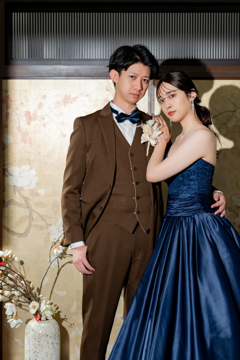 和装エリアで洋装撮影！