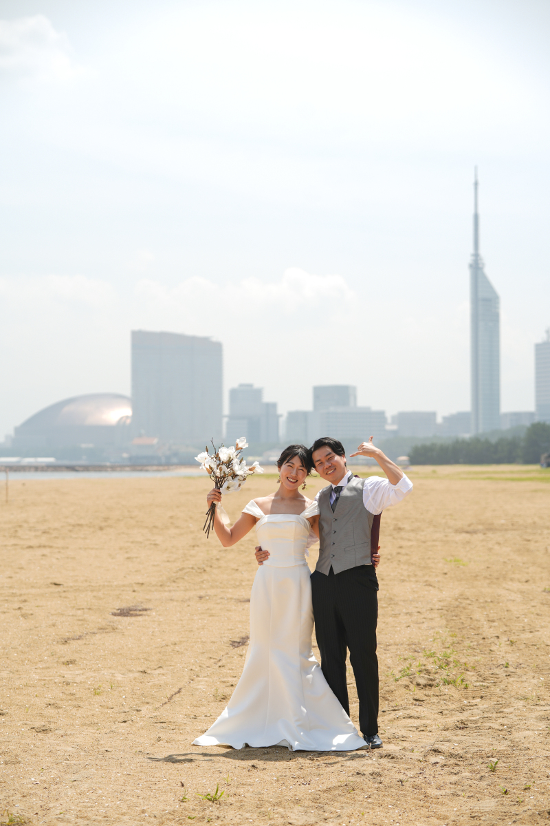 福岡タワー・paypayドームと一緒に