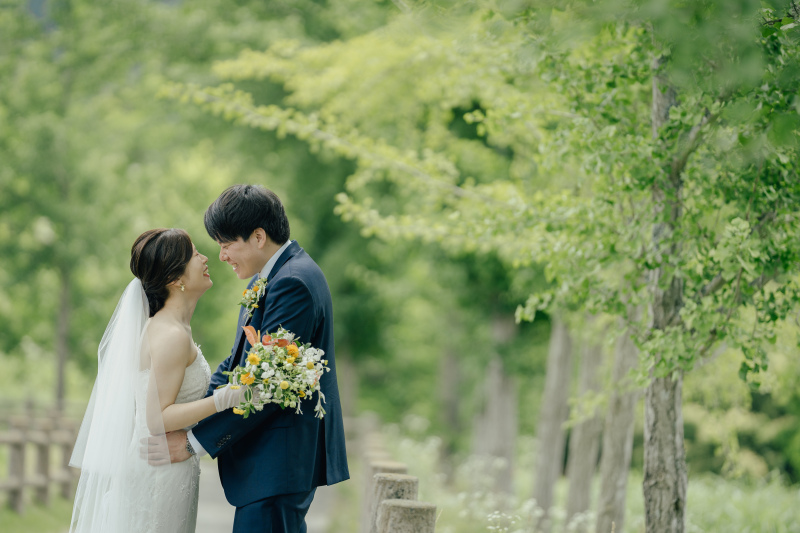 綺麗なグリーンに囲まれて