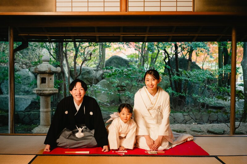 ご家族皆さまでお正座