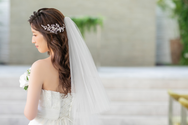 続いて新婦様のソロショット。