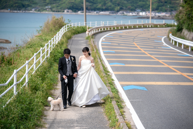 自然なお二人を