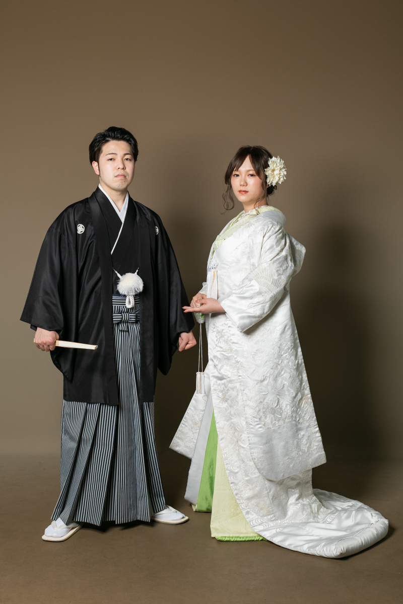 和装ならではの立ち姿。