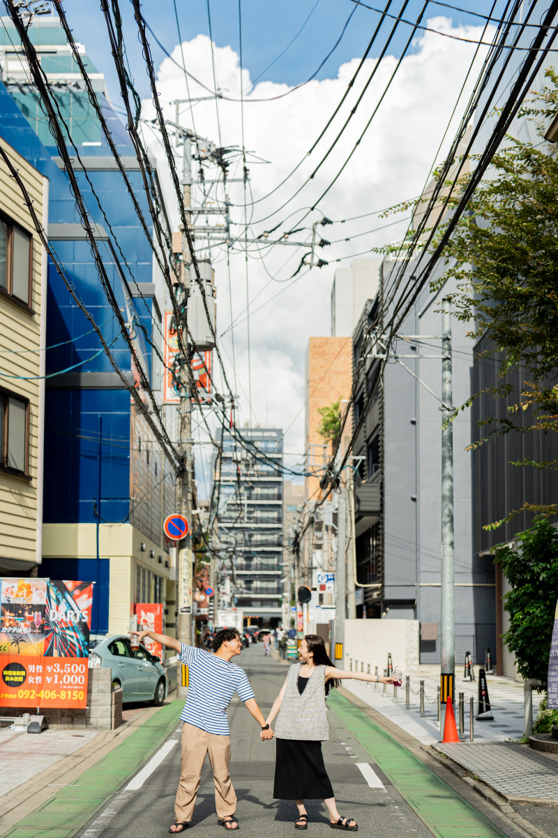 青空バックに！