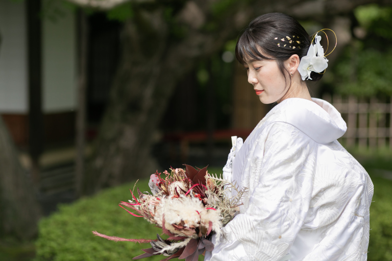 金箔と髪飾りがgood !