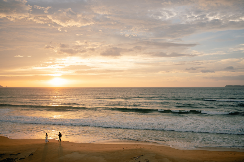 景色を楽しみながら！