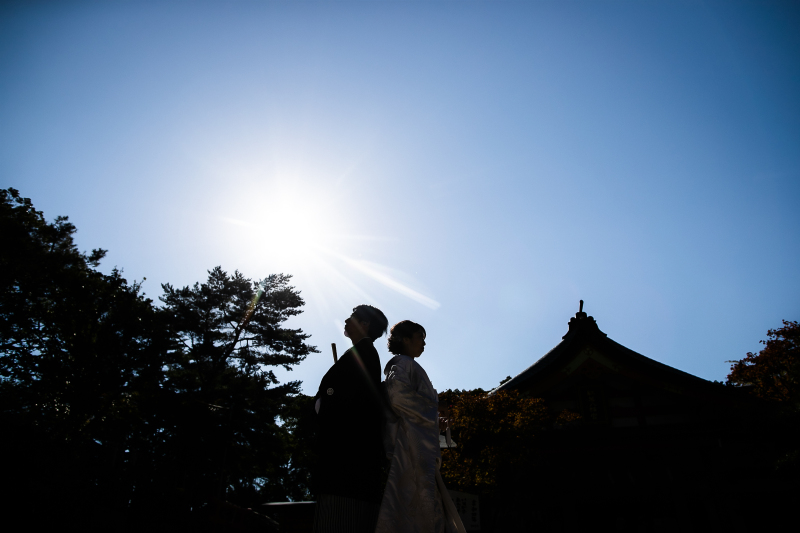 晴天シルエット