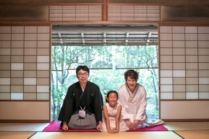 家族でフォトウェディング