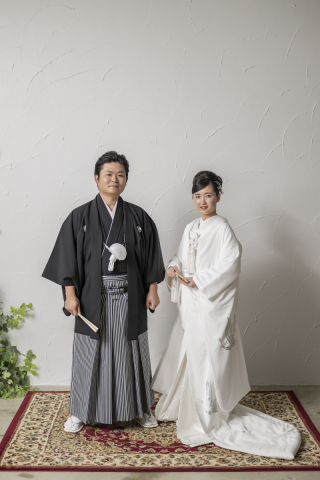 スタジオにて和装前撮り