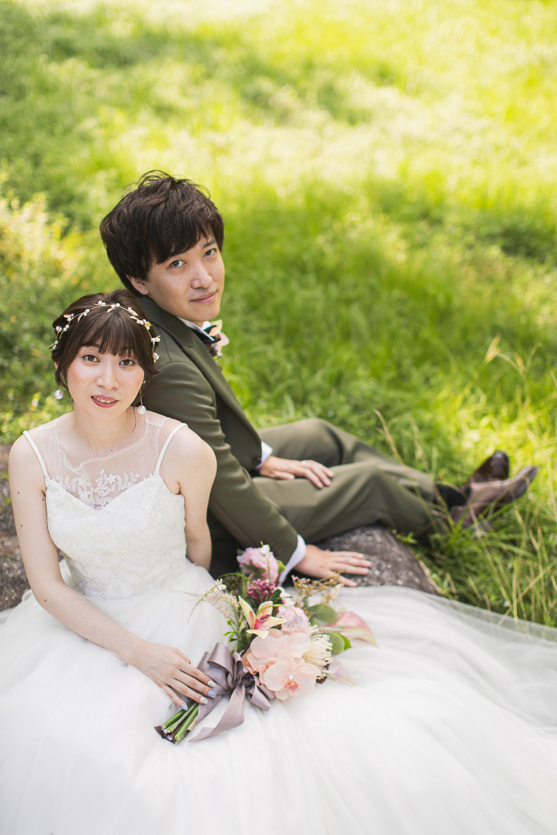 お座りショット