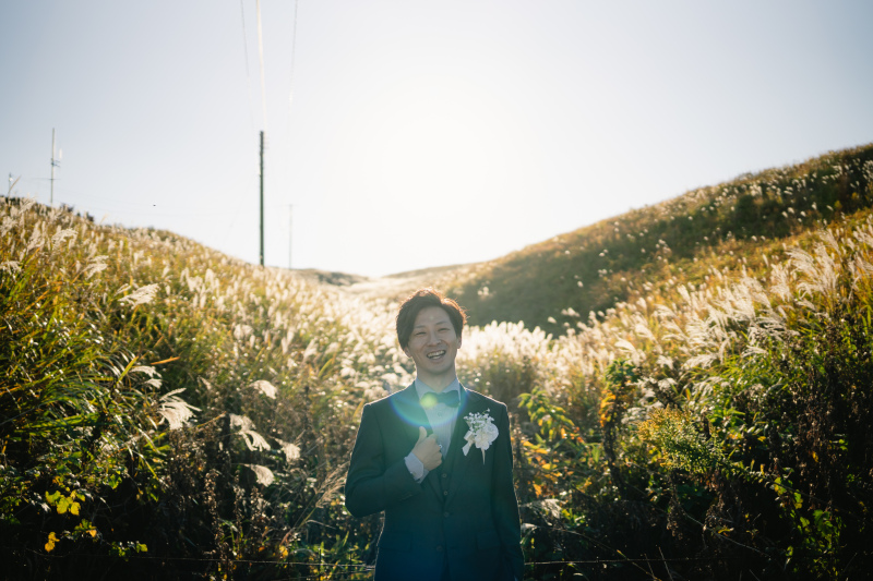 新郎ソロショット