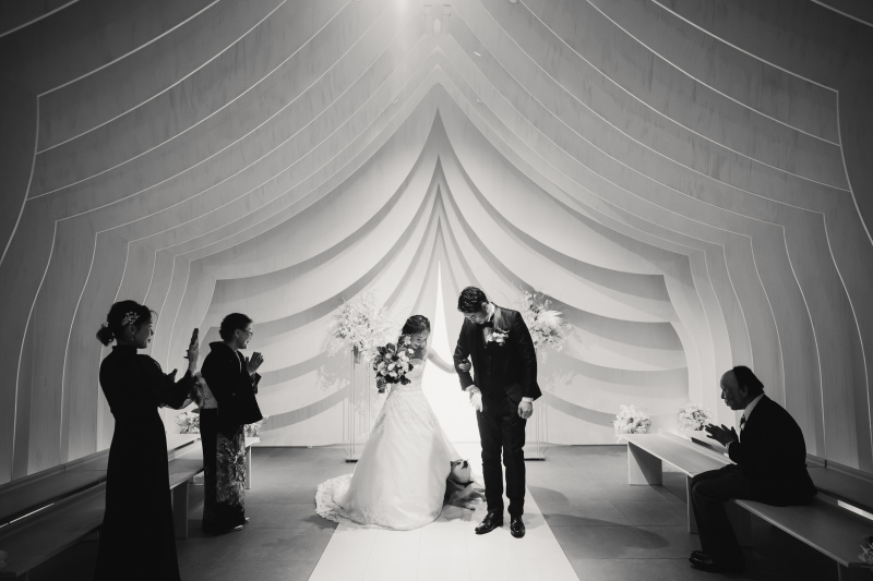 見守られながら