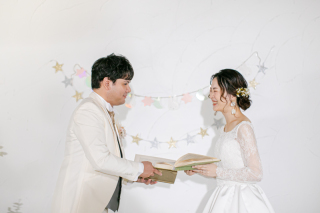 キュートにスタジオフォト！