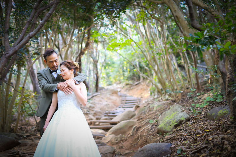 自然に囲まれて