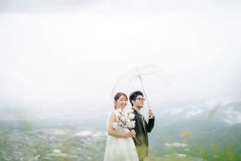 壮大な景色の中で