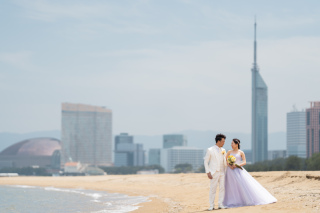 晴天の中のマリナタウン！