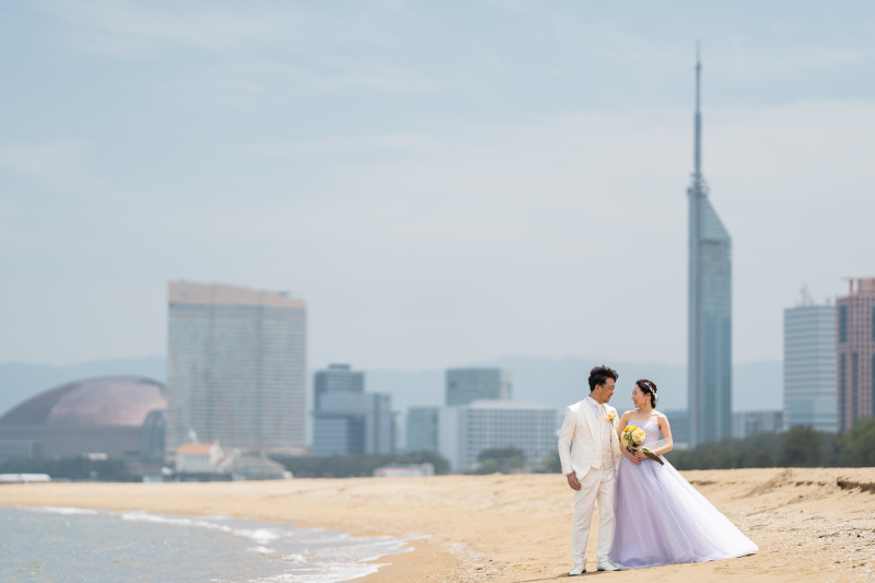 晴天の中のマリナタウン！