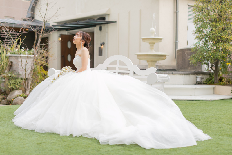 ガーデンでも撮影！