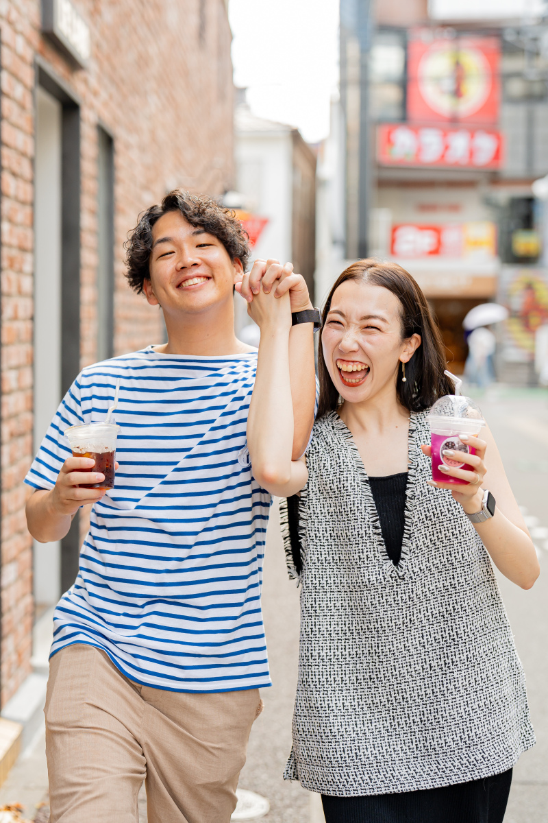 ドリンクを買って撮影スタート！