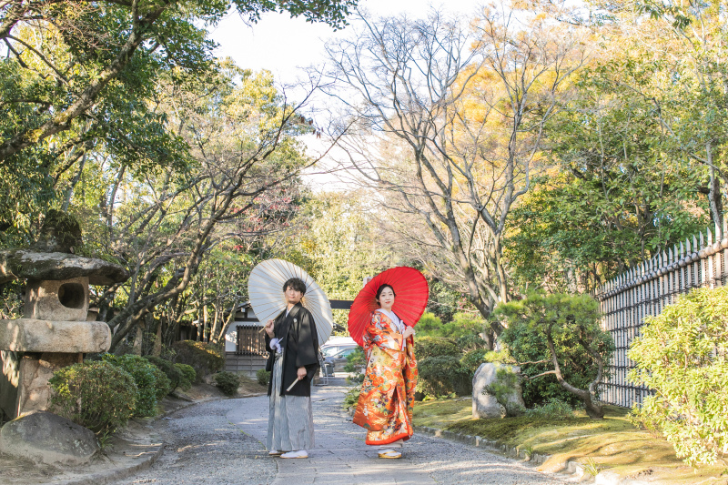 木漏れ日豊かな友泉亭ロケフォト！