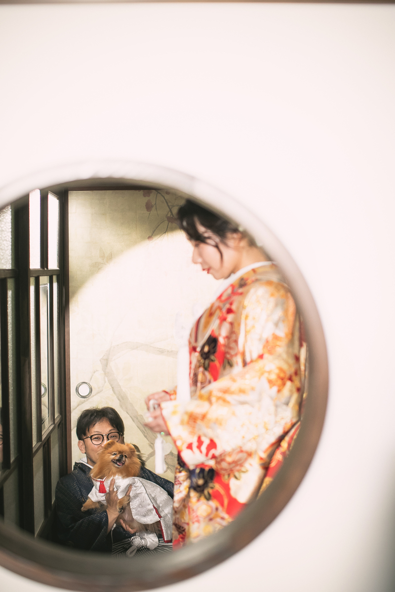 和装スタジオでしっとりと