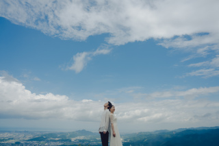 広大な景色の中で