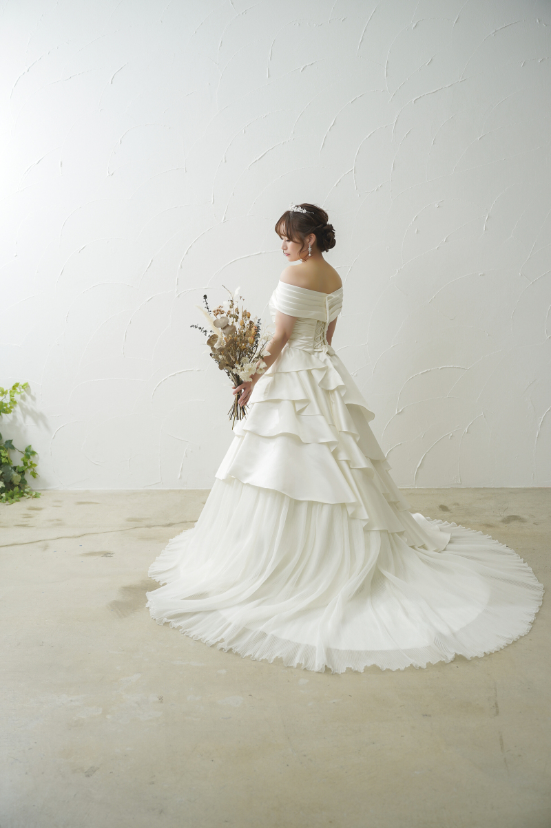 新婦様の後ろ姿