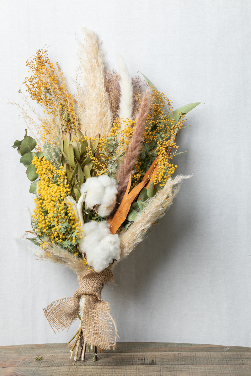 おふたりがご用意されたブーケ