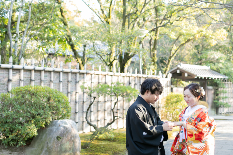 指輪交換シーン♪