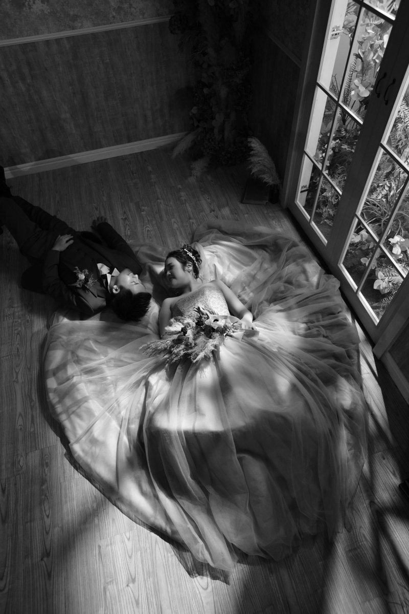 ドレスでハート