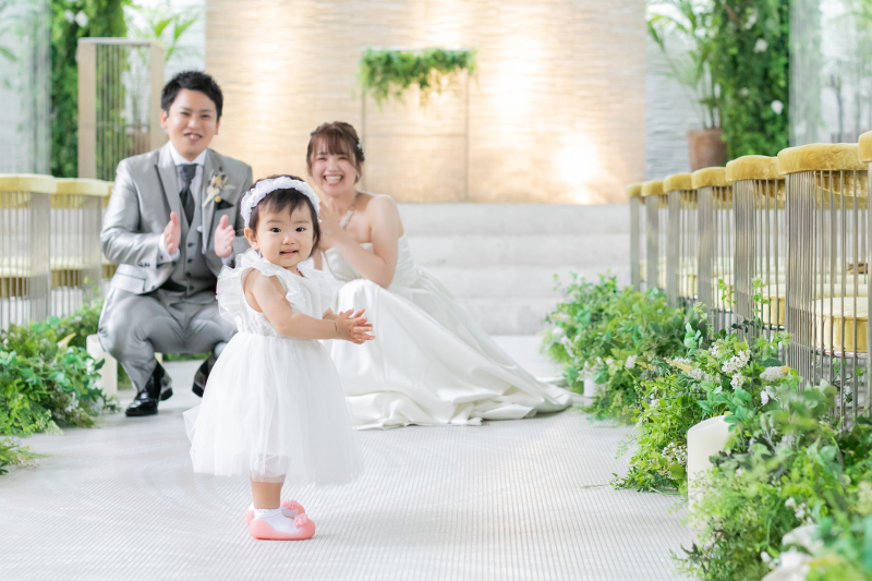 お子様と自然な雰囲気で♩