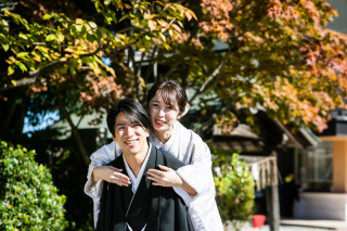 秋の紅葉八幡宮