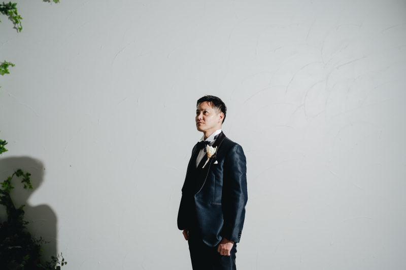 新郎ソロ撮影