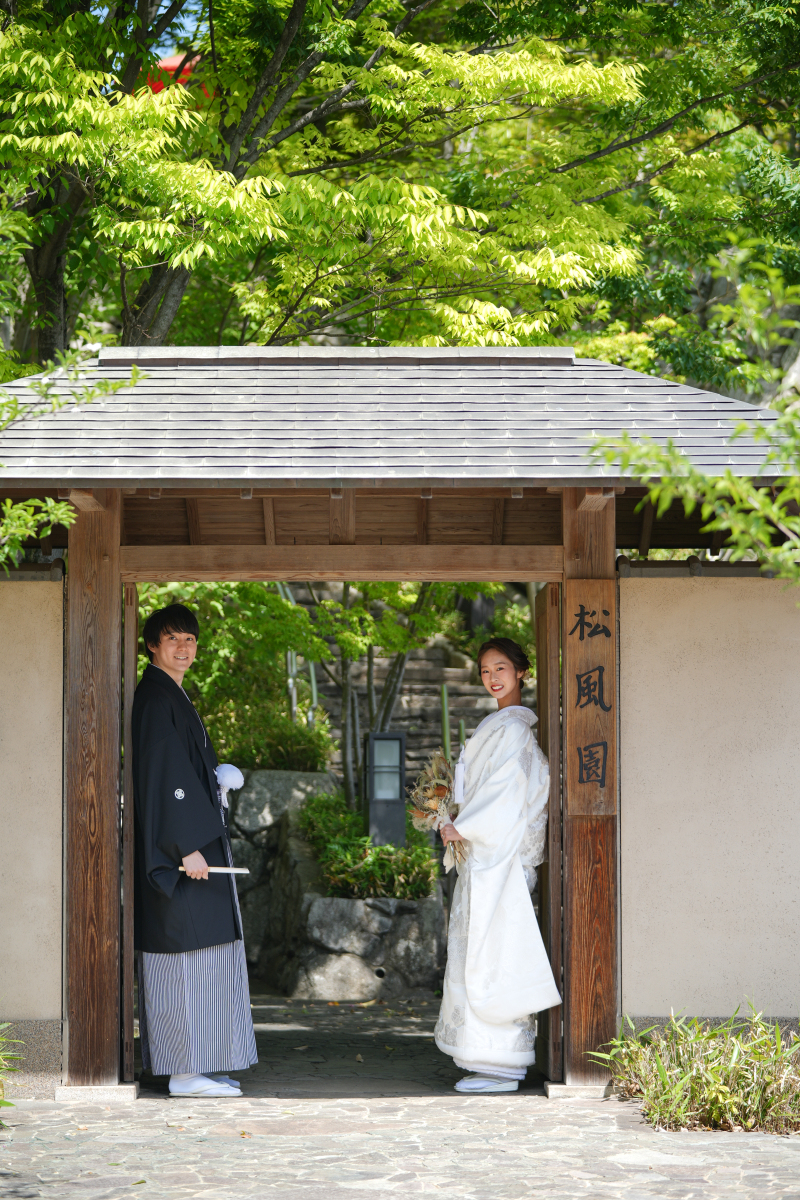 松風園での撮影スタート！