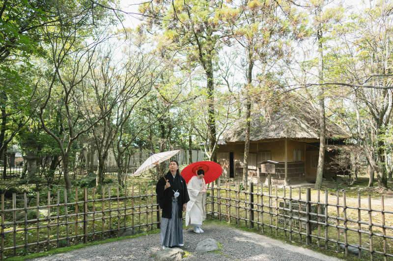 友泉亭和装前撮り